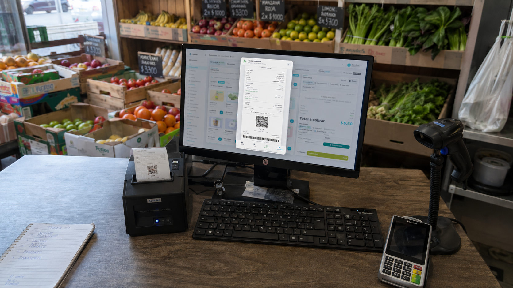 Sistema POS DyCPOS para Verdulería en Argentina